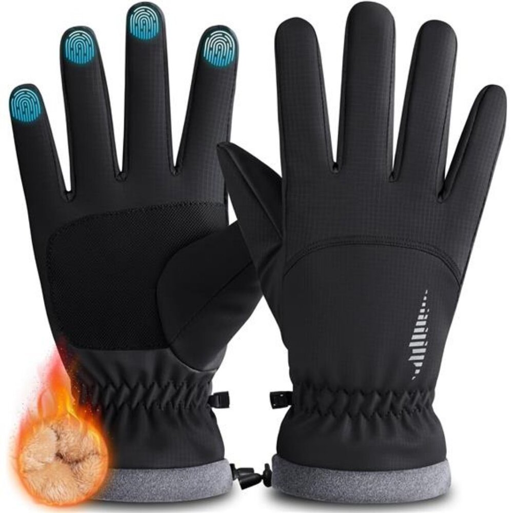 rivmount Winter Waterproof Ski‎ Snow Warm Gloves for Women Men, Windproof Cold